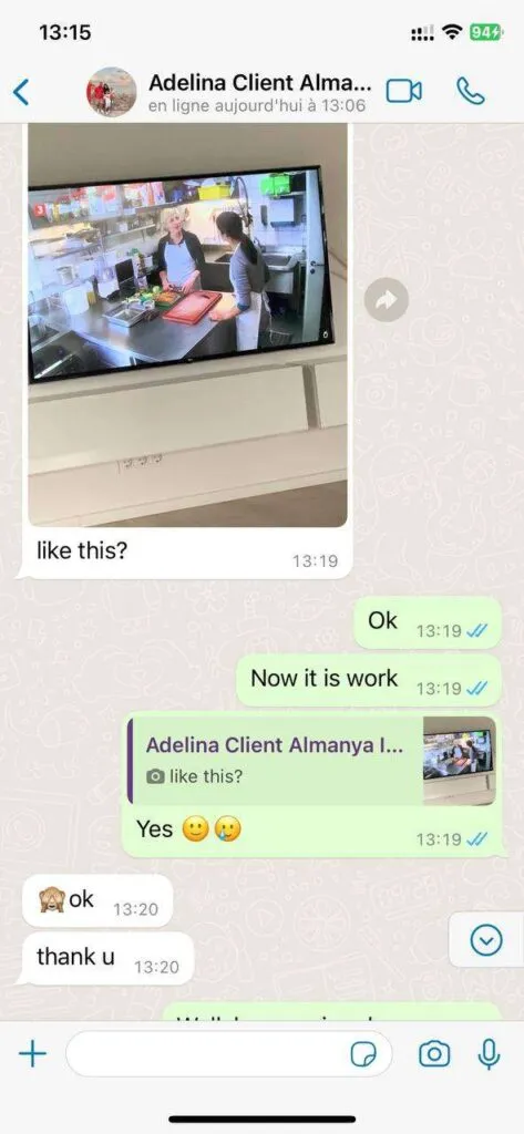 WhatsApp-Austausch: Schneller technischer Support 4